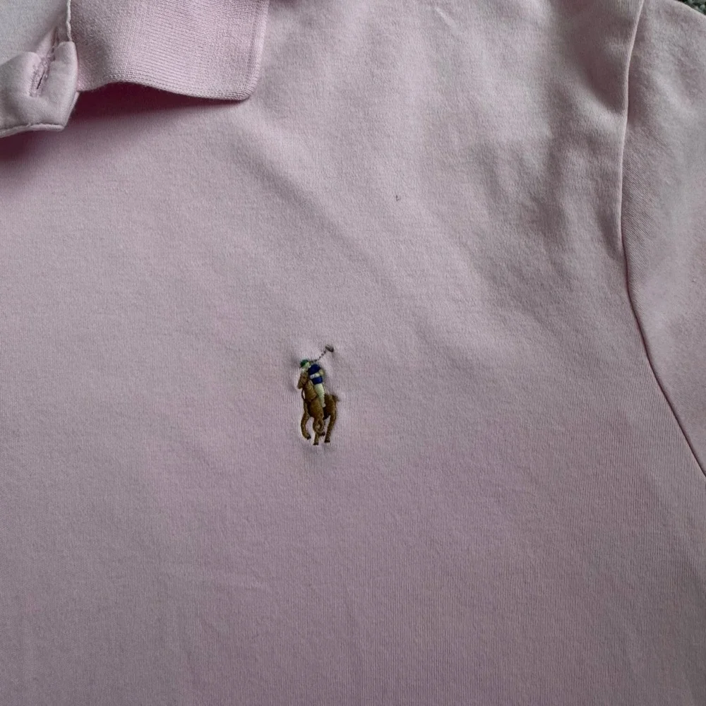 Polo Ralph Lauren Polo Shirt XL Classic Fit Short Sleeve Pink Cotton Interlock